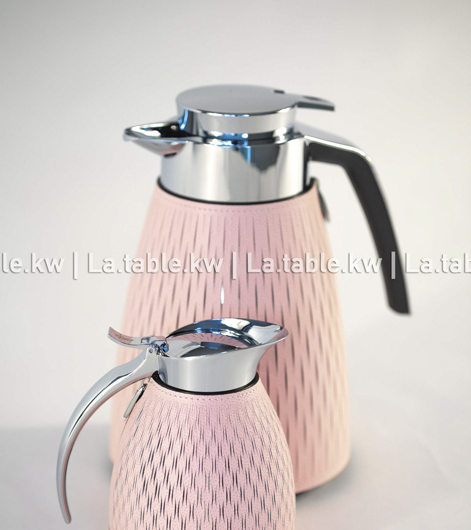 Baby Pink Full Leather Carafes