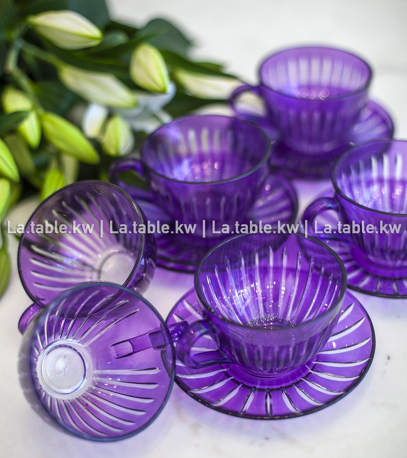 Purple Classic Milk Cups