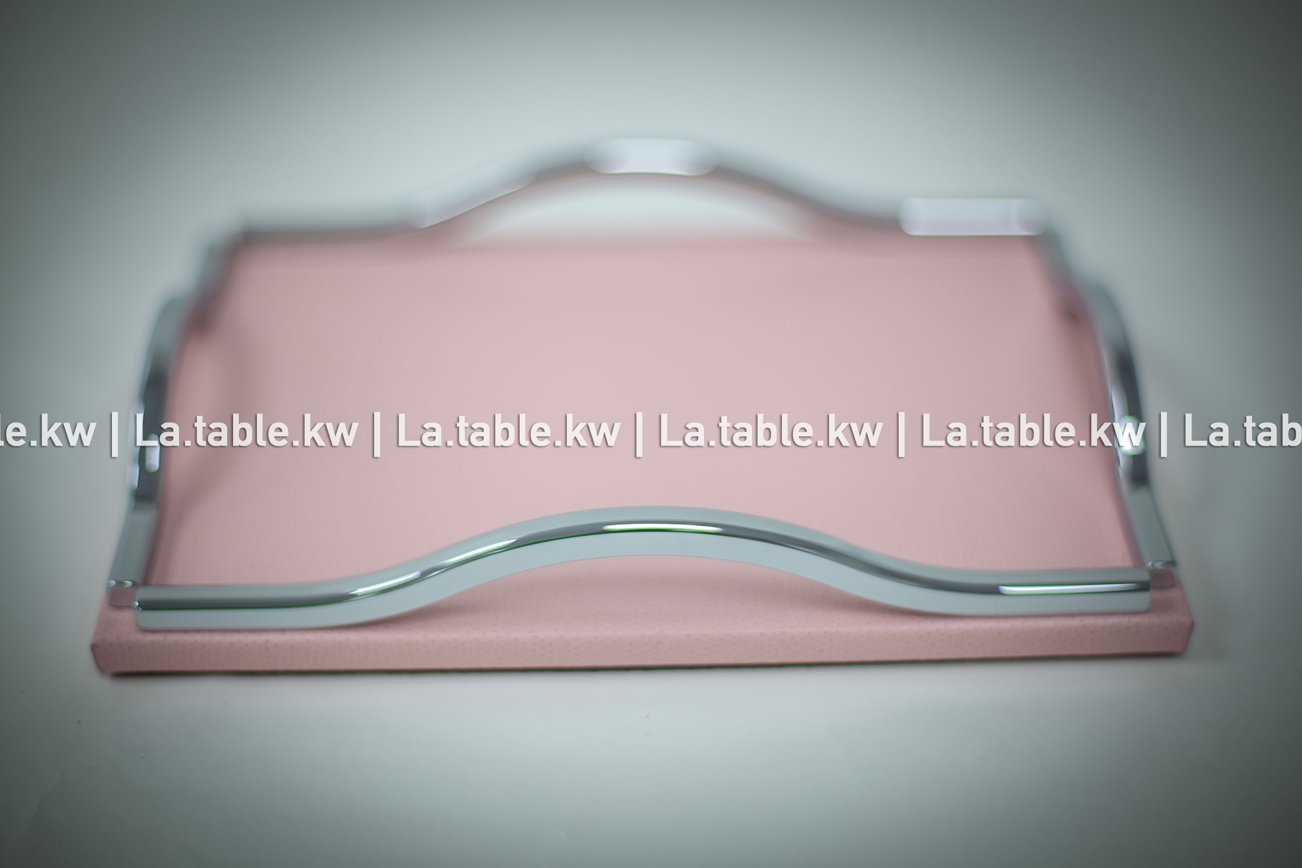 Baby Pink Leather Trays
