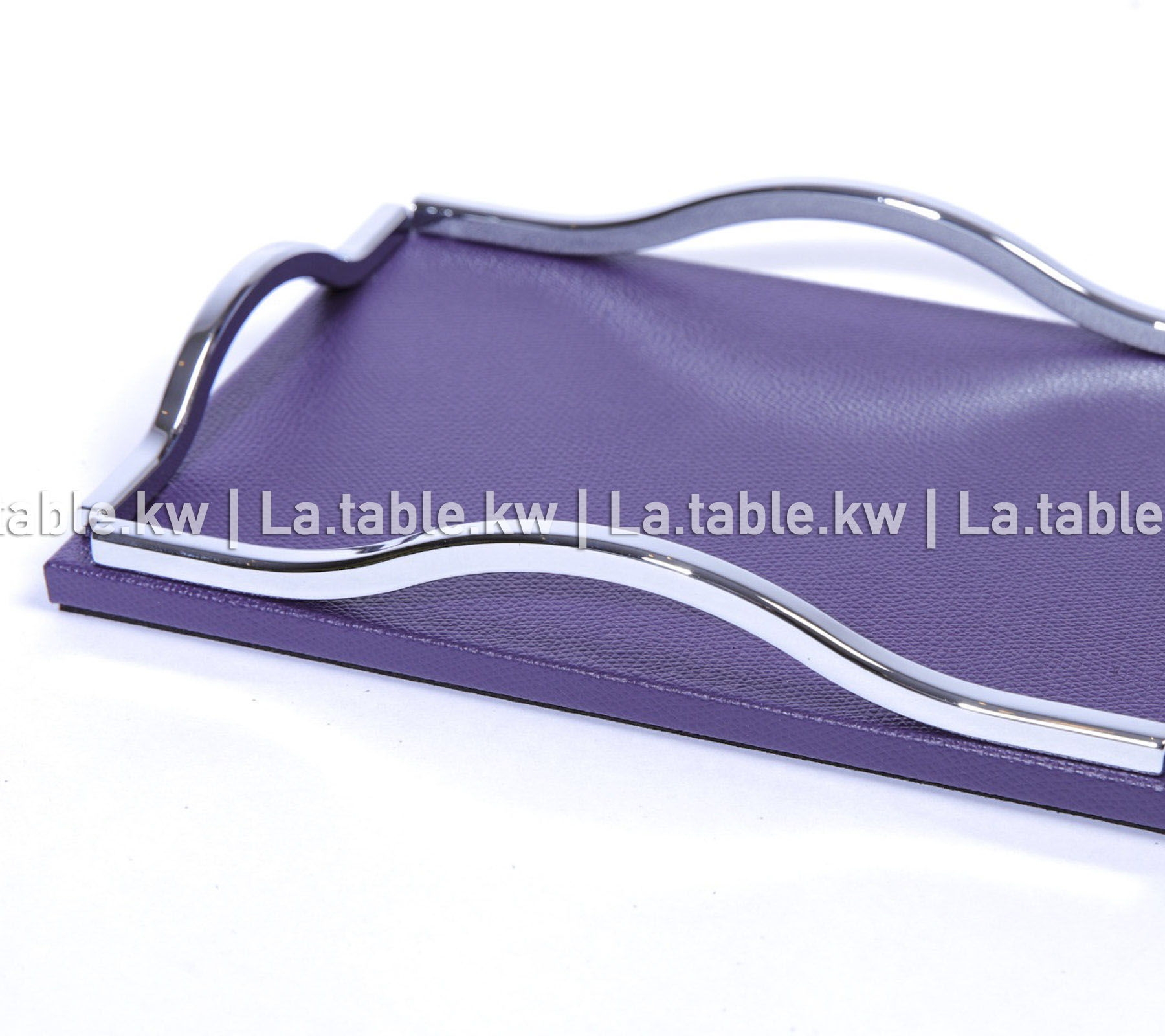 Purple Leather Trays