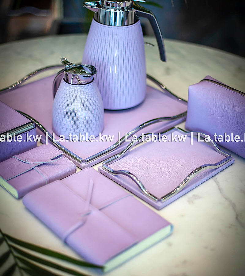 Lavender Leather Trays