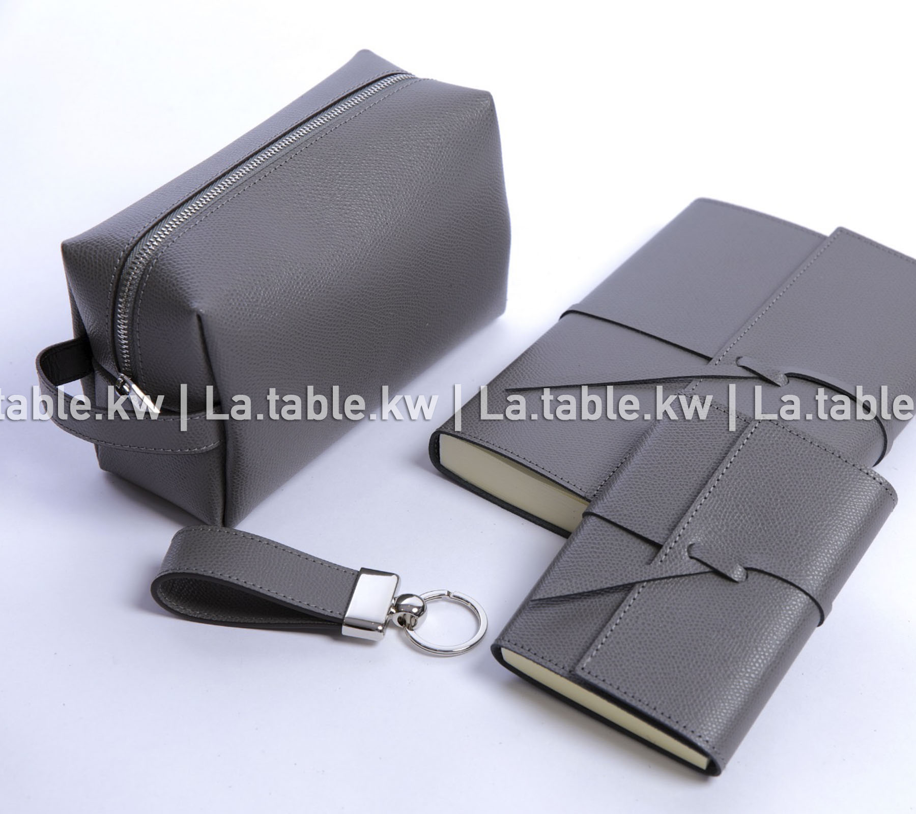 Dark Gray Leather Accessories