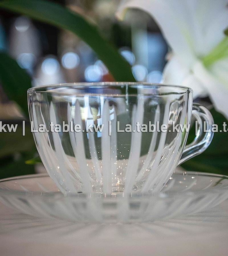Transparent Lined Classic Milk Cups