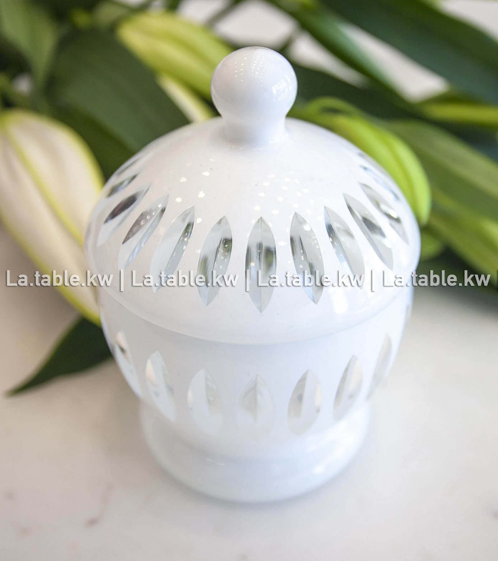 White Classic Sugar Jar