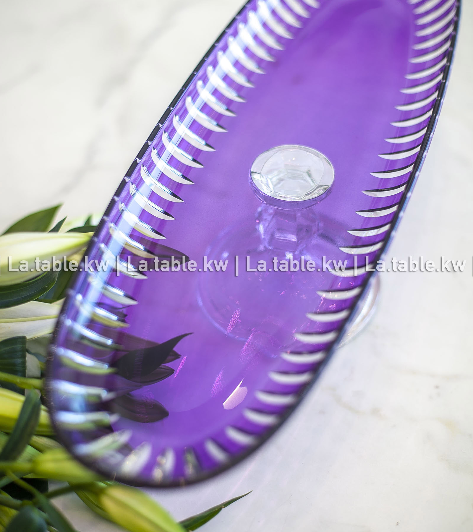 Purple Classic Long Plate