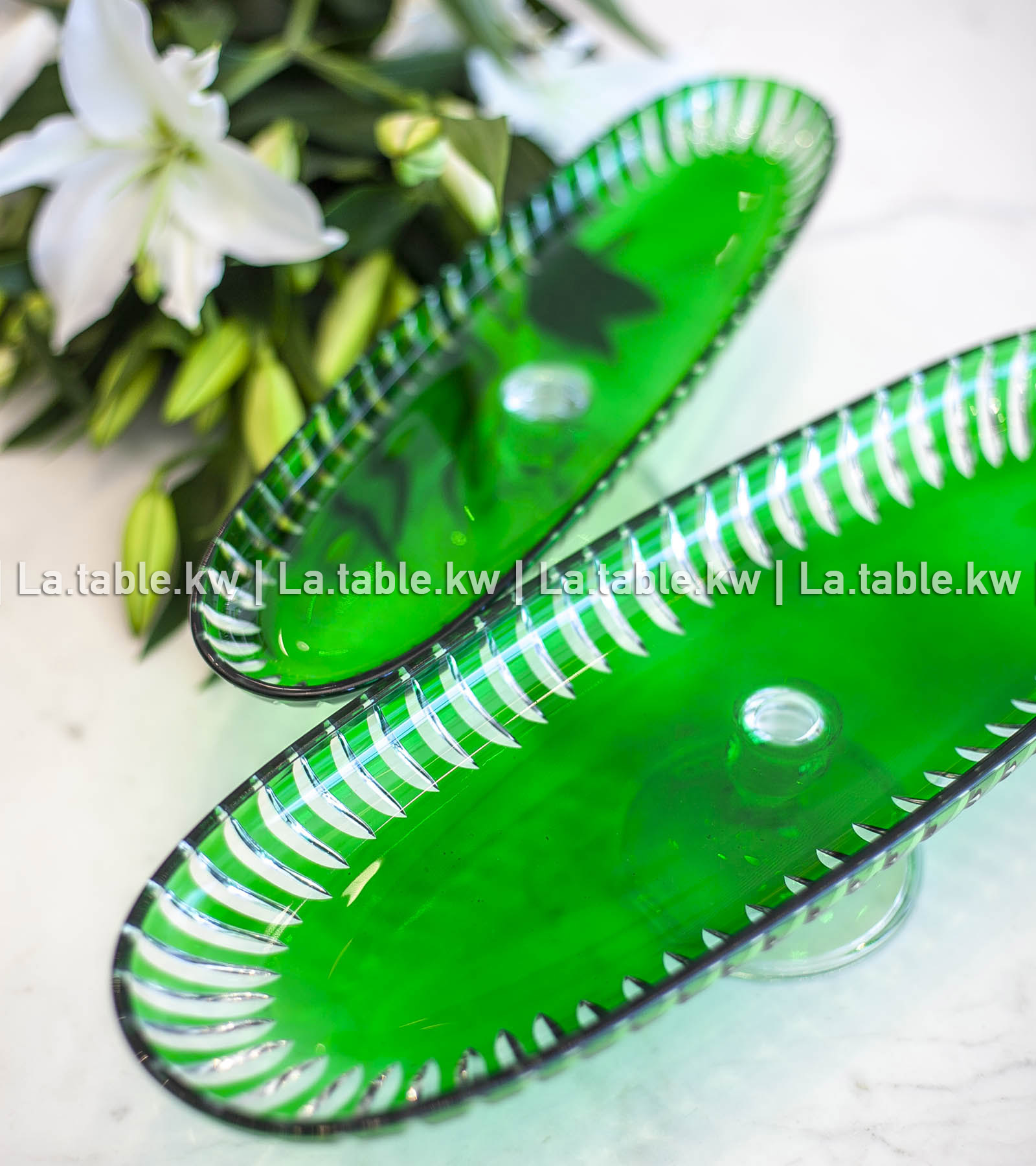 Green Classic Long Plate