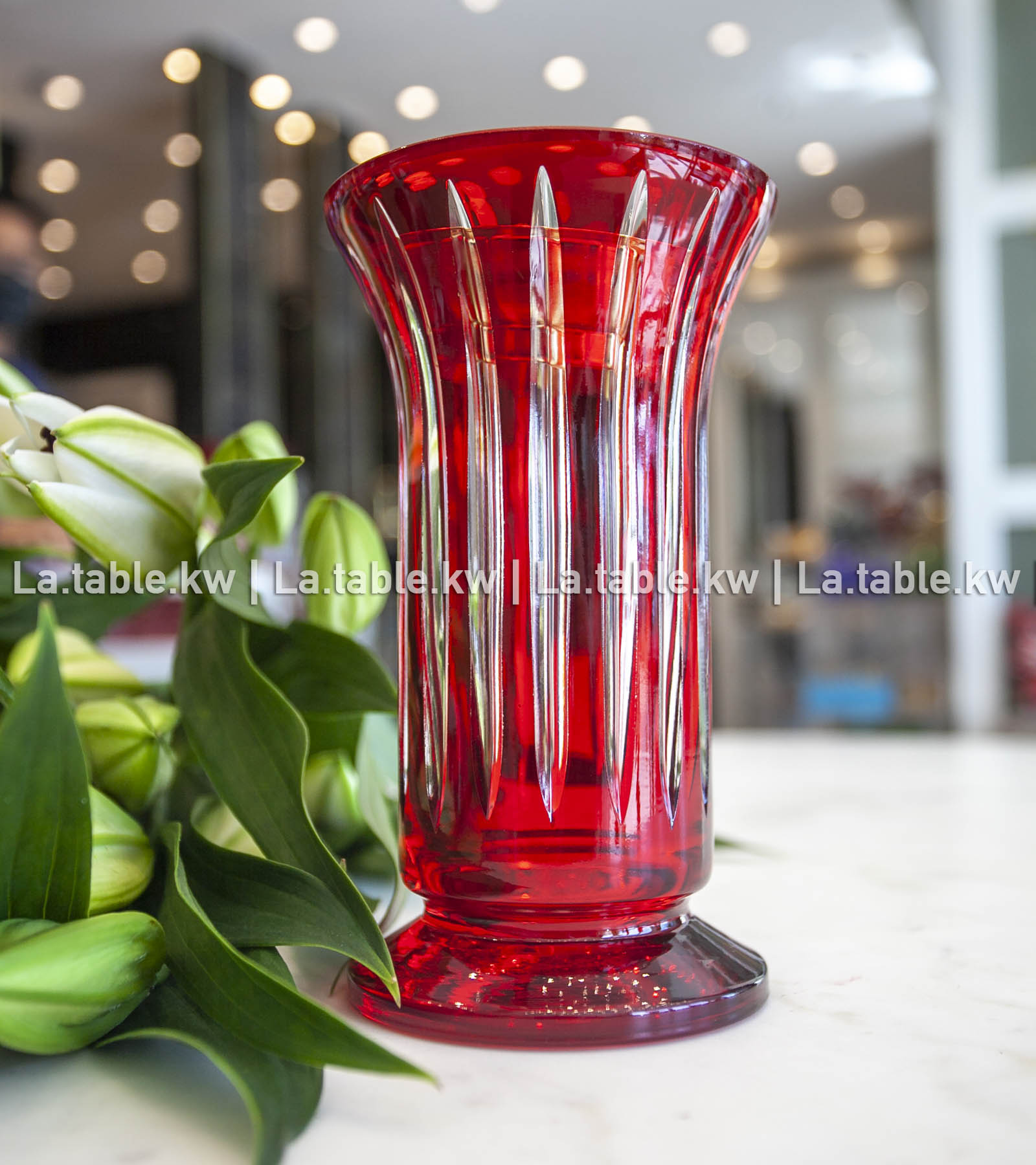 Scarlet Red Classic Crystal Mubkhar