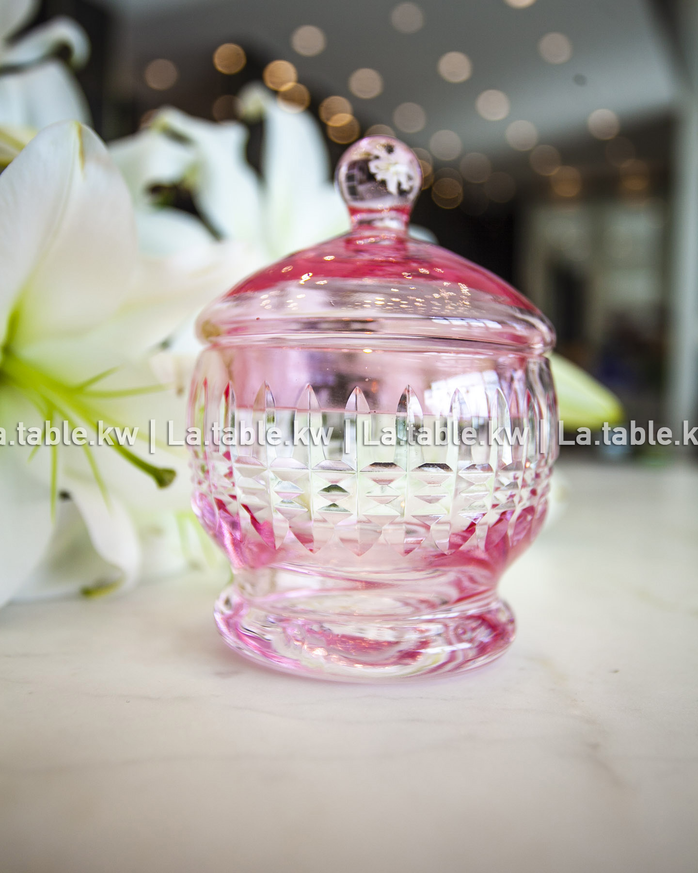 Pink Allure Sugar Jar