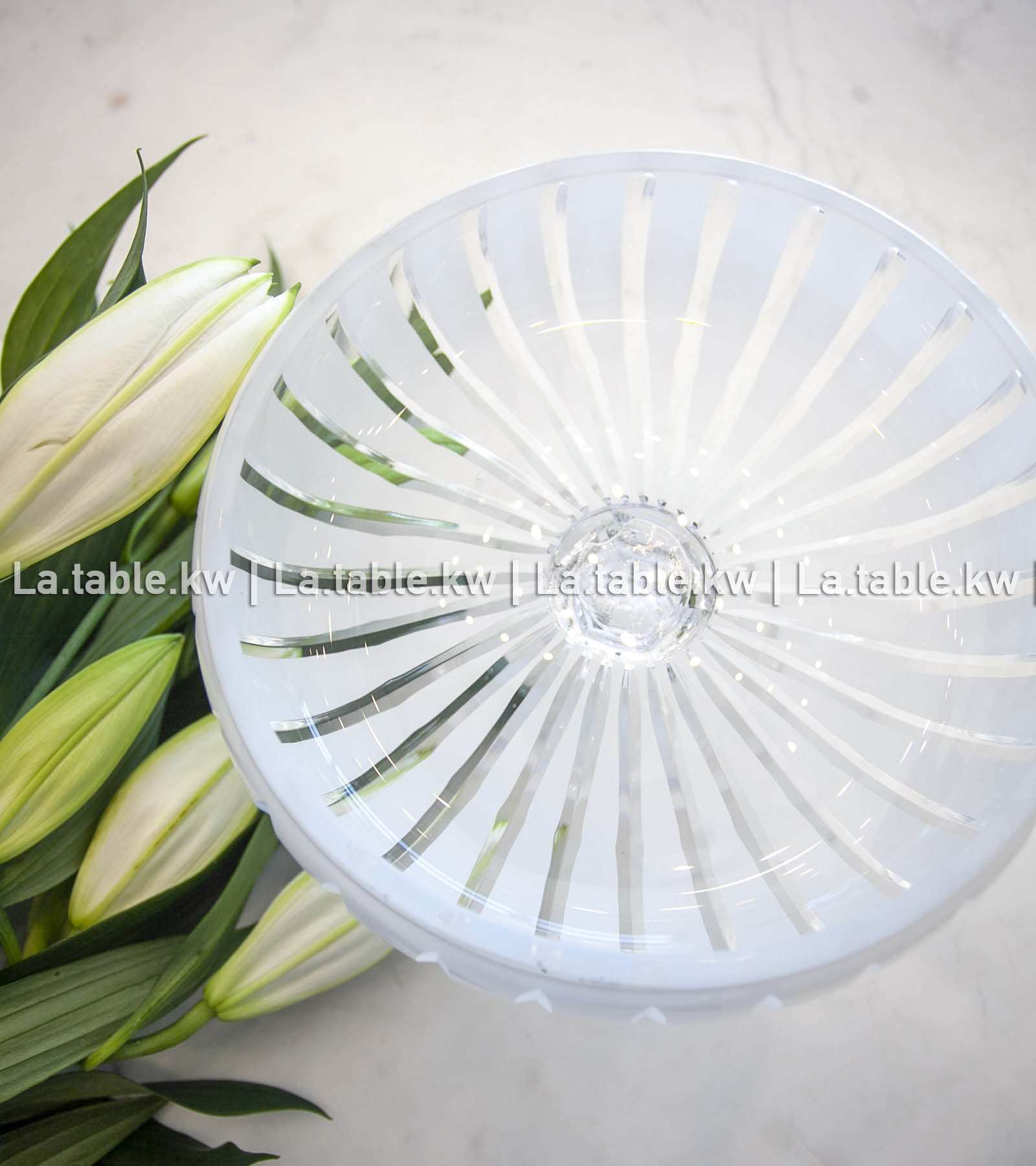 White Classic Curved Bowl