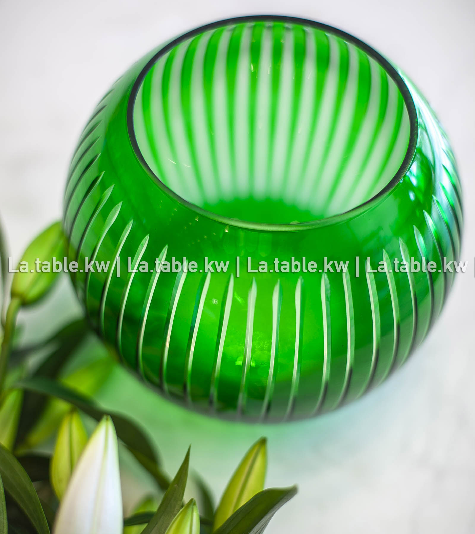 Green Classic Ball Vase