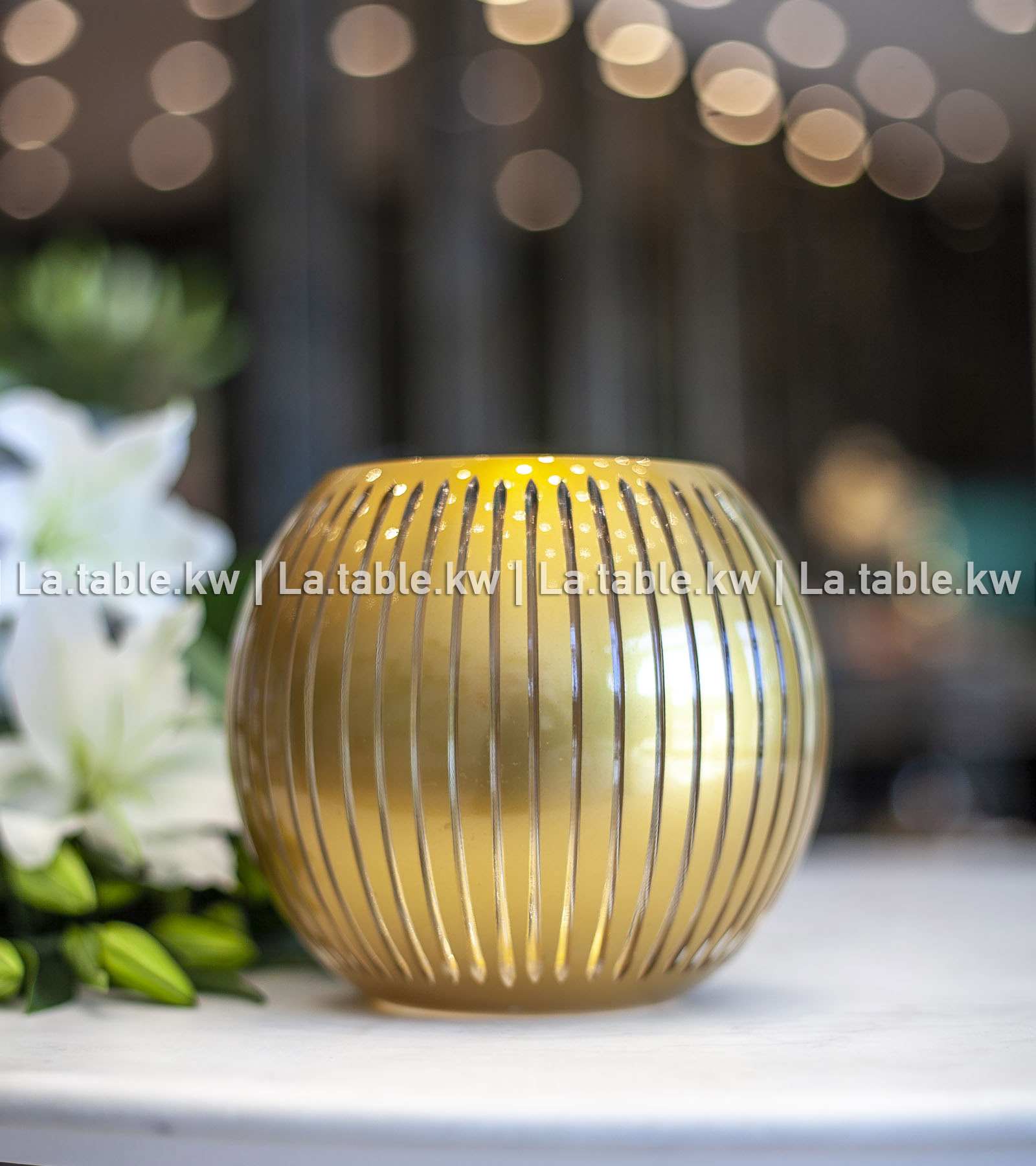 Gold Classic Ball Vase