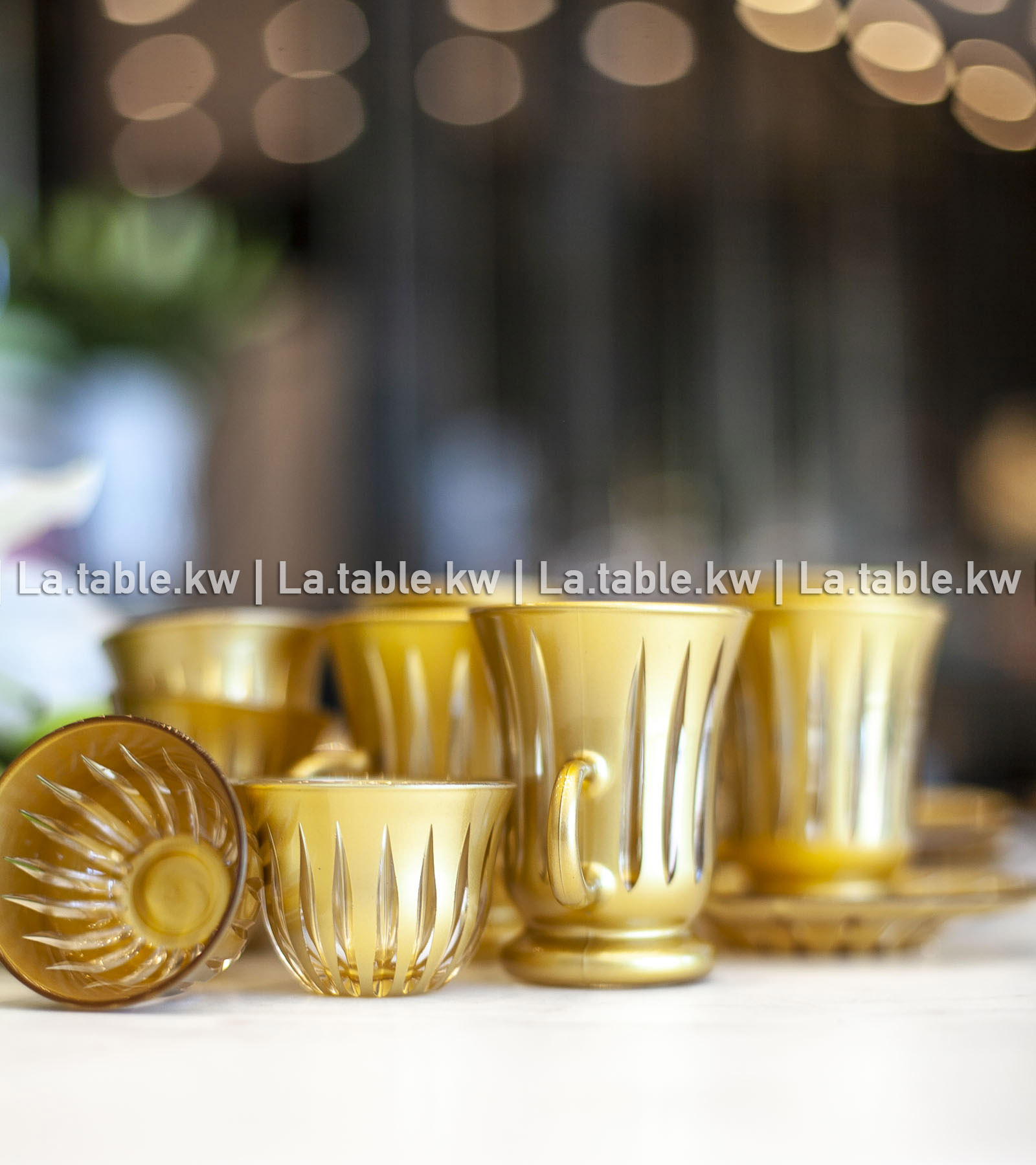 Gold Classic Tea and Coffee Set