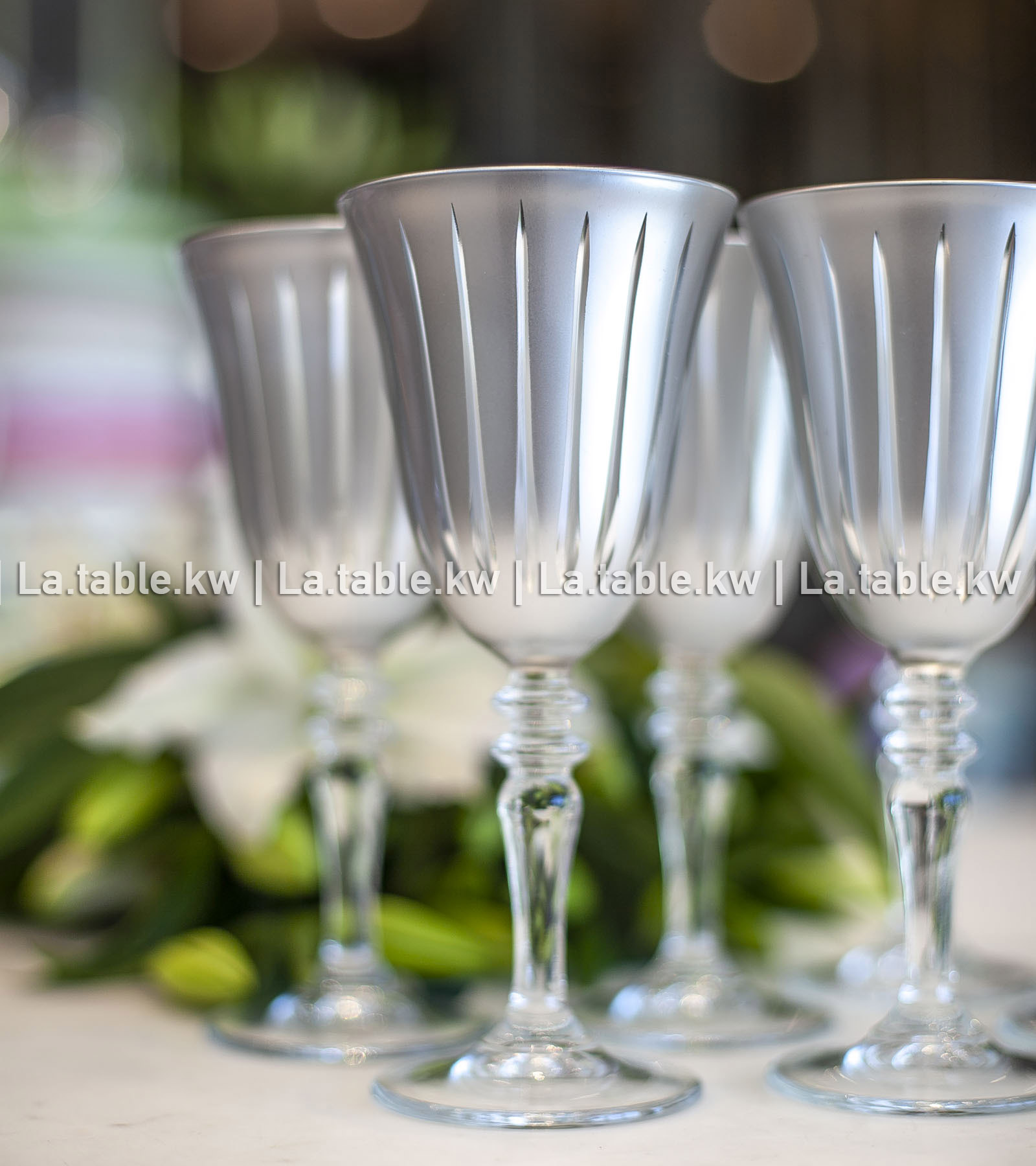 Silver Classic Juice Glasses