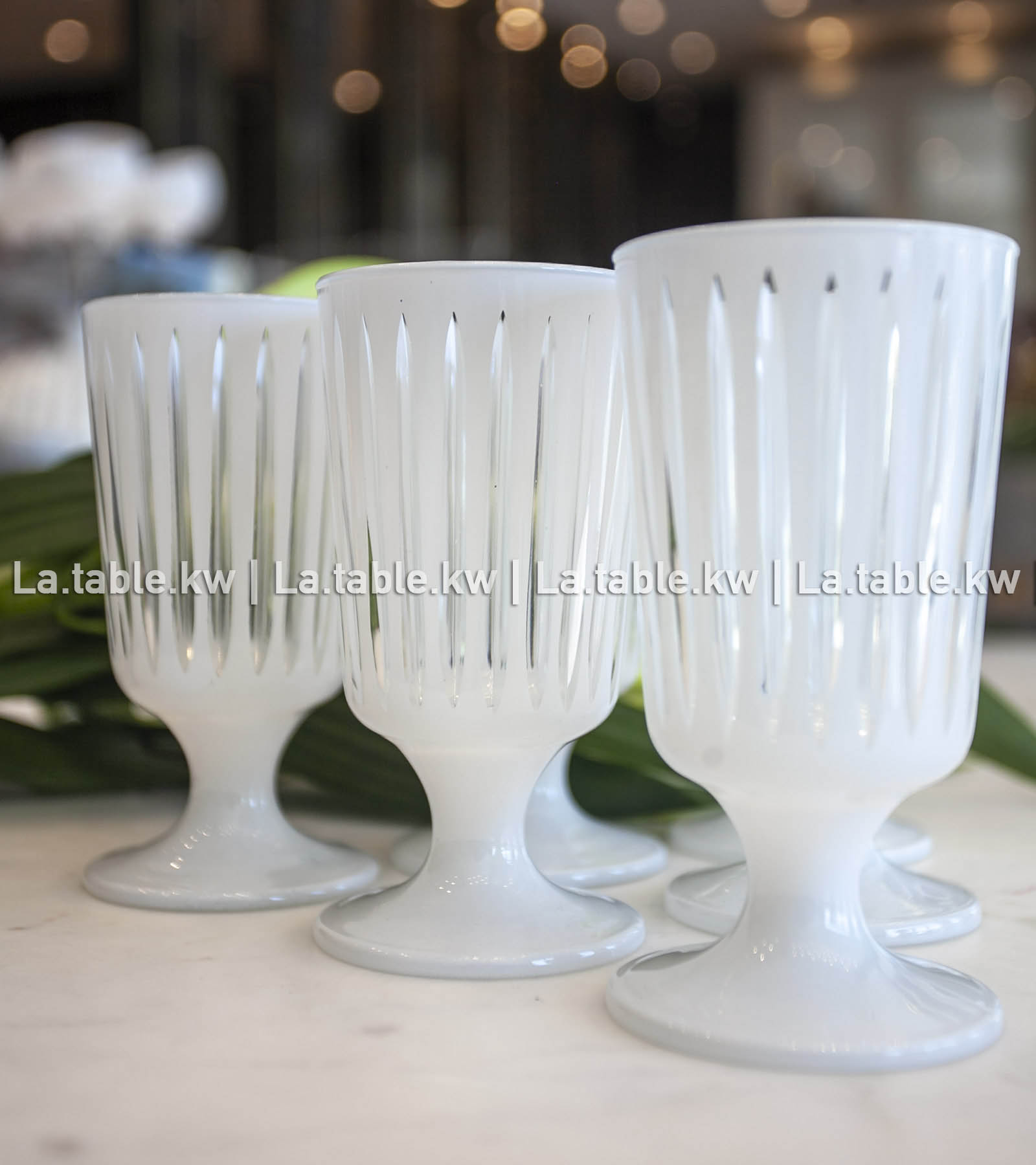 White Classic Juice Glasses