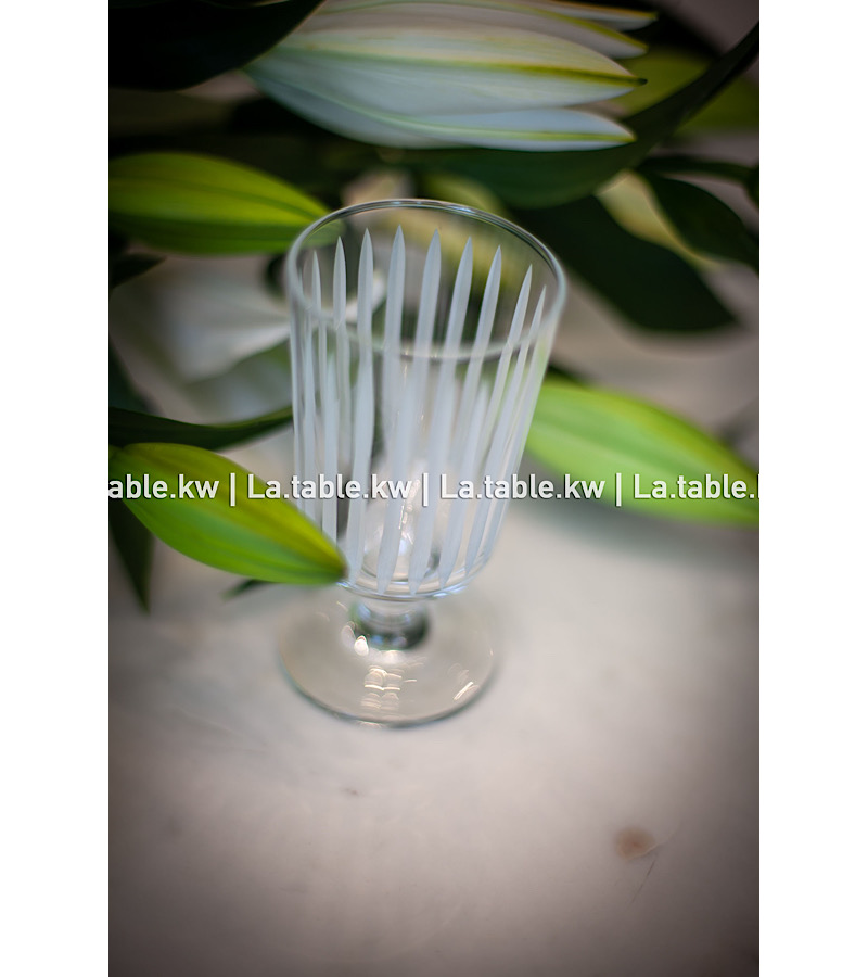 Transparent Lined Classic Juice Glasses