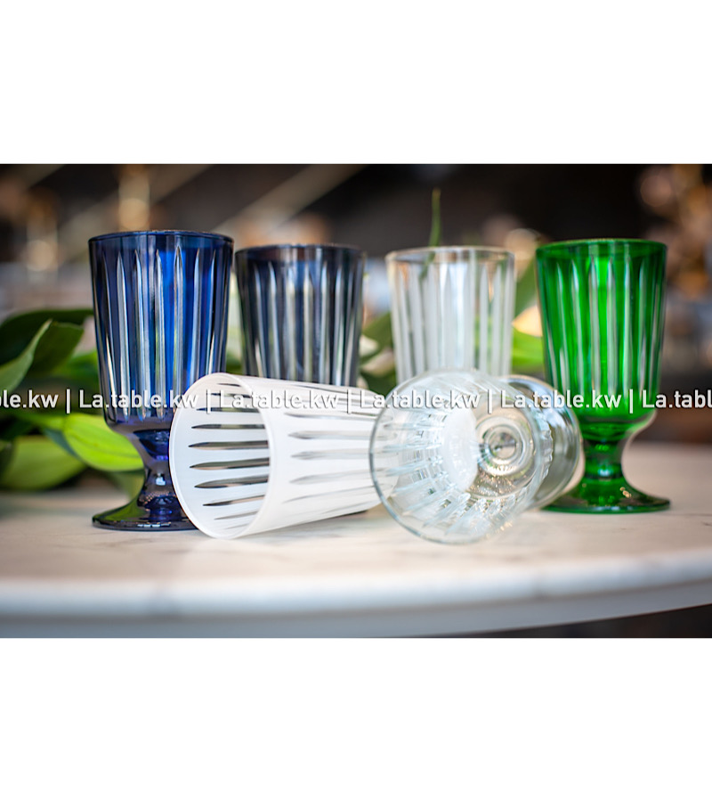 Transparent Lined Classic Juice Glasses