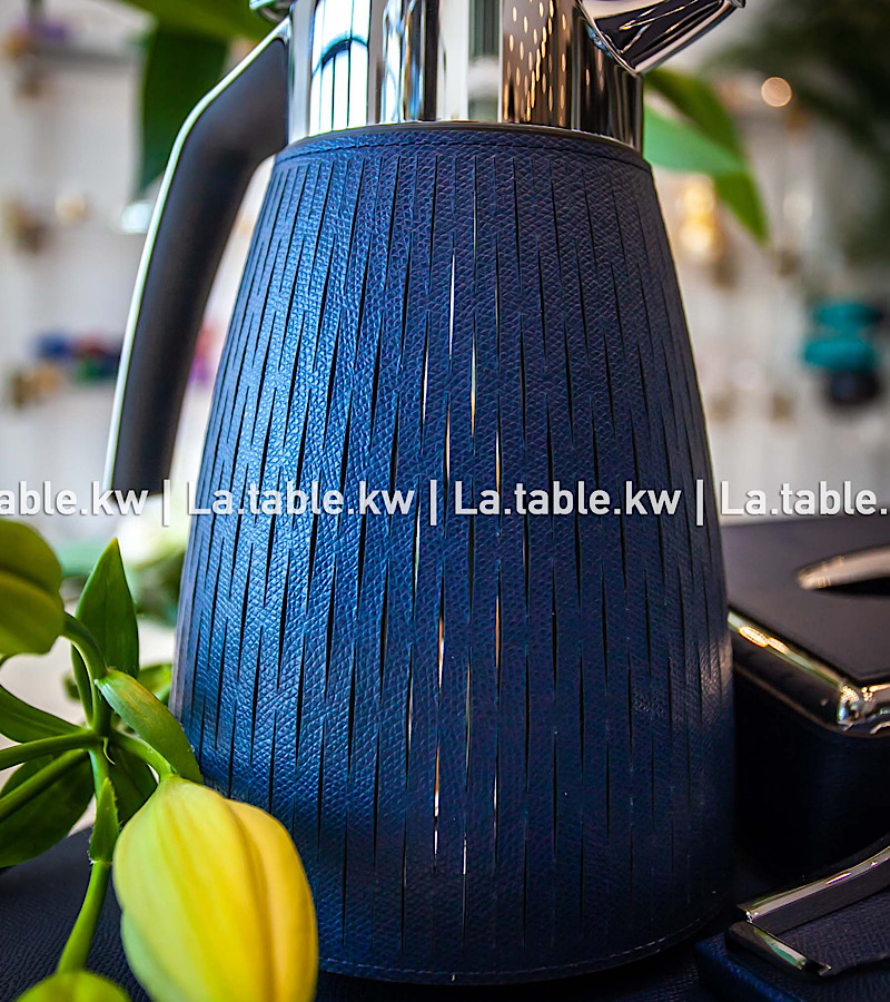 Navy Blue Full Leather Carafes