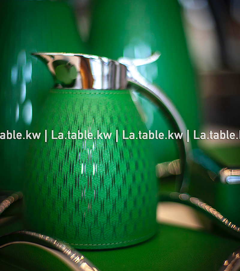 Dark Green Full Leather Carafe