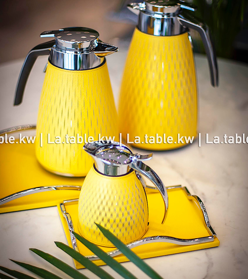 Yellow Full Leather Carafes