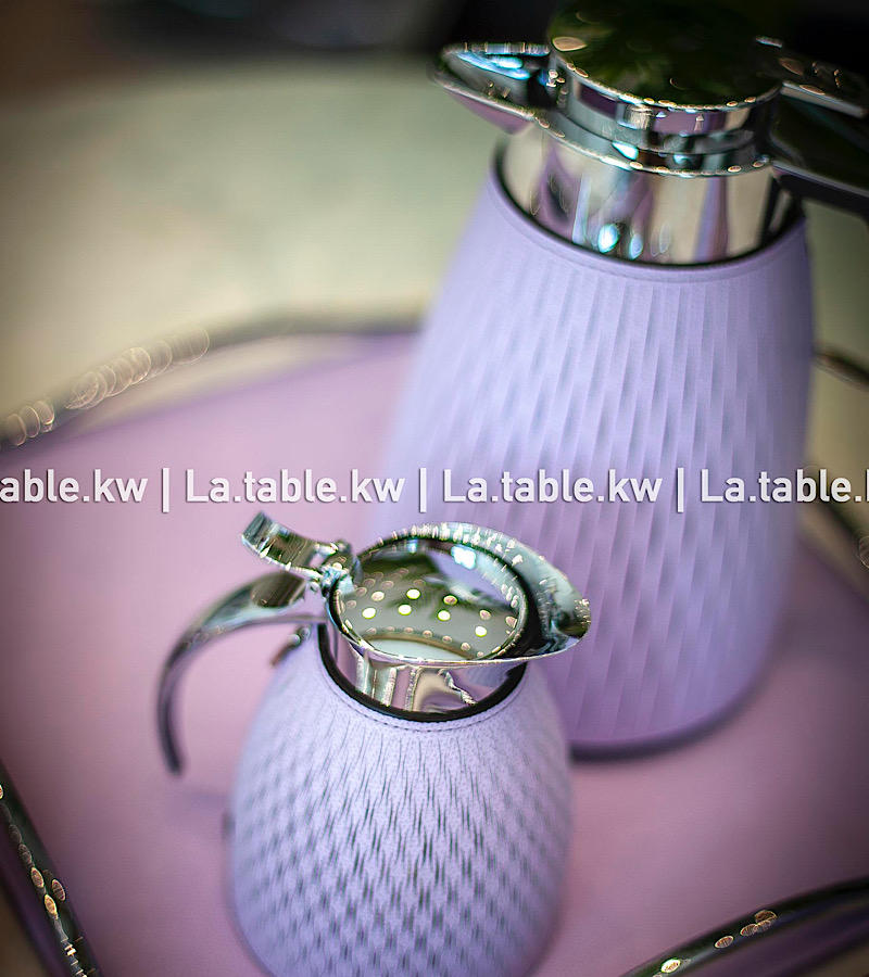 Lavender Full Leather Carafe