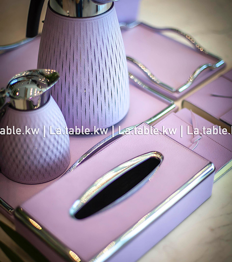 Lavender Full Leather Carafe