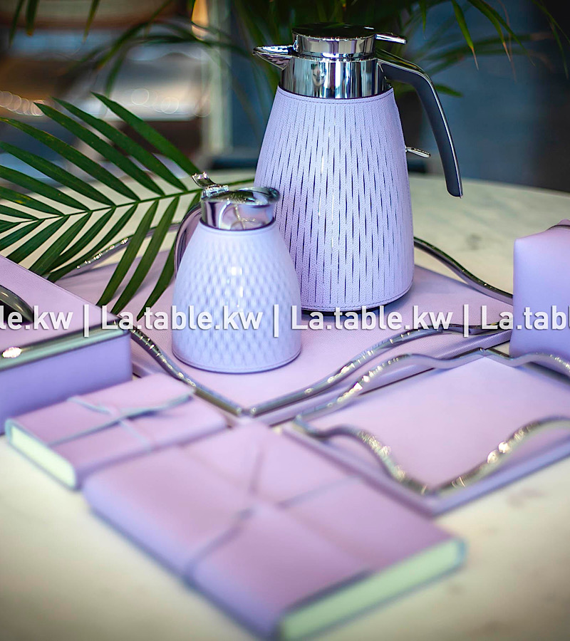 Lavender Leather Trays