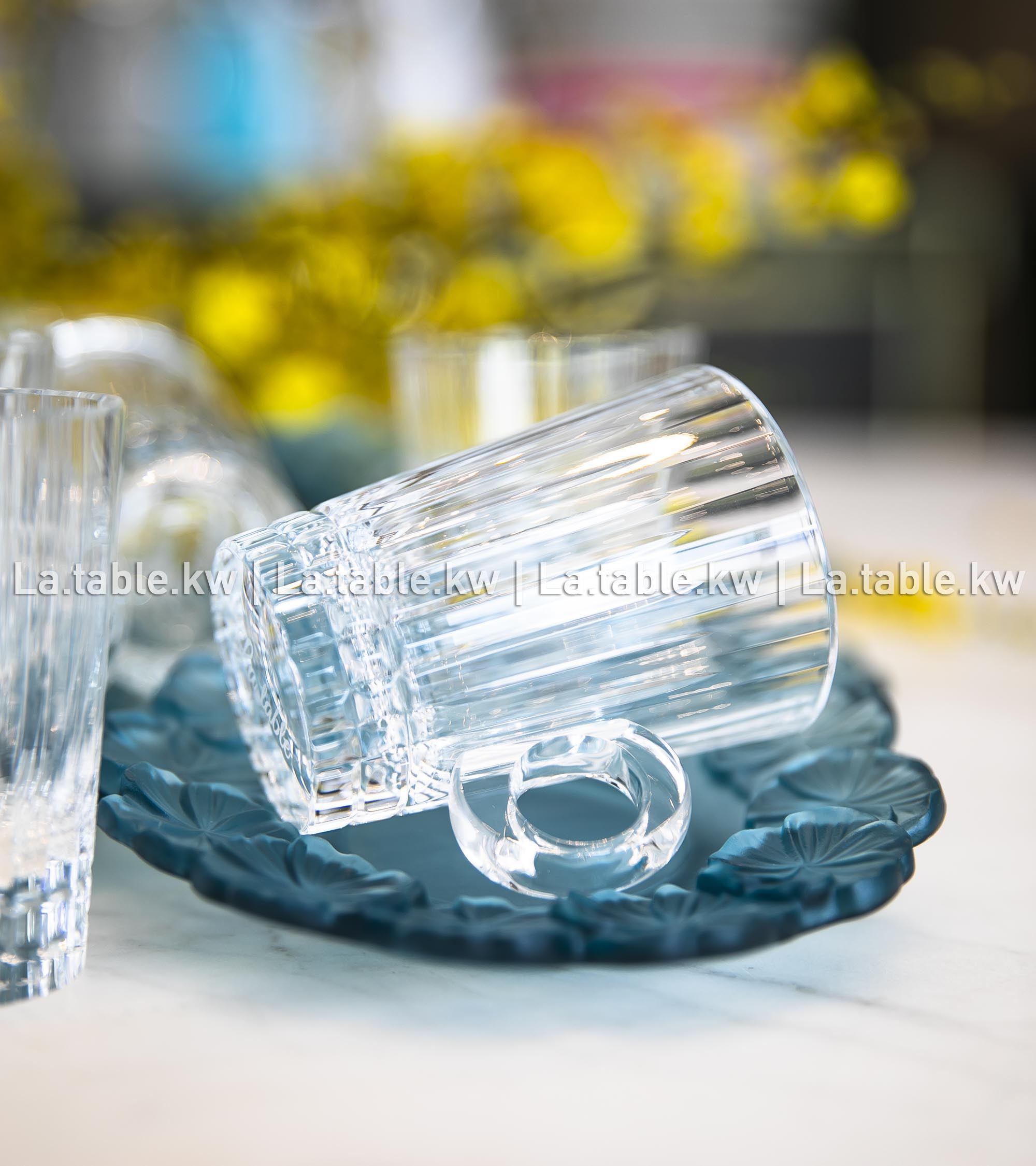 Petroleum Crystal Petals Tea Set