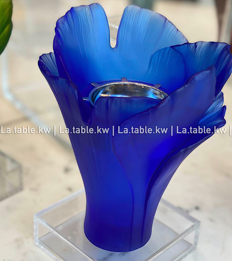 Royal Blue Tulip Crystal Mubkhar