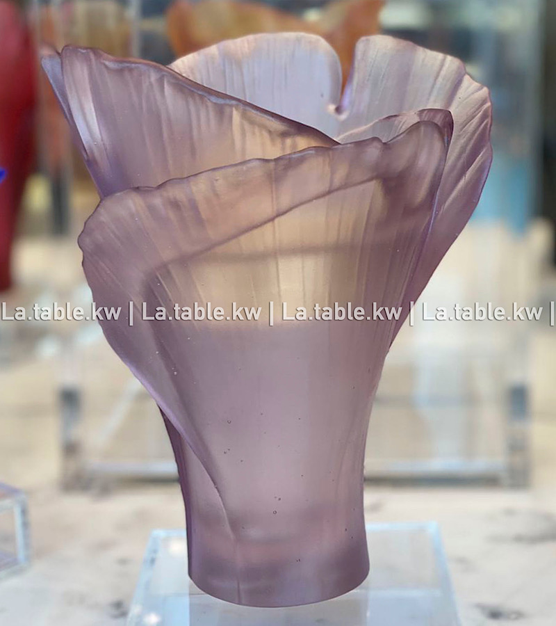 Lavender Tulip Crystal Mubkhar / توليب كريستال مبخر-لاڤندر