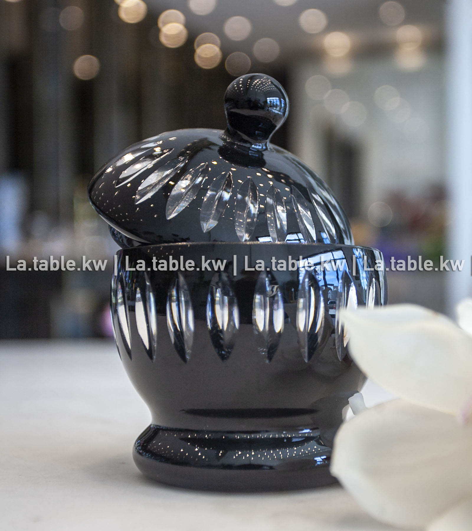 Black Classic Sugar Jar