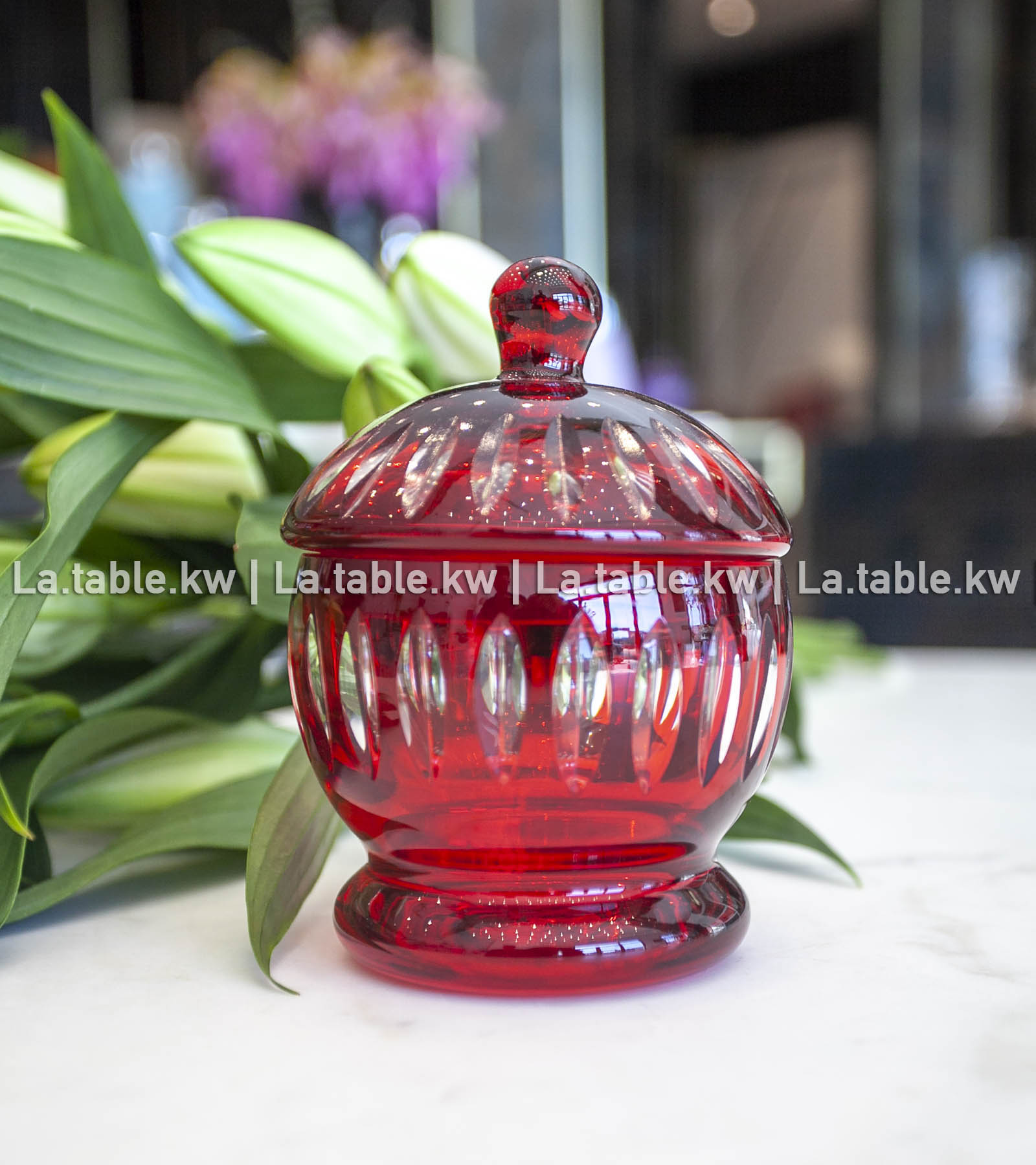 Scarlet Red Classic Sugar Jar