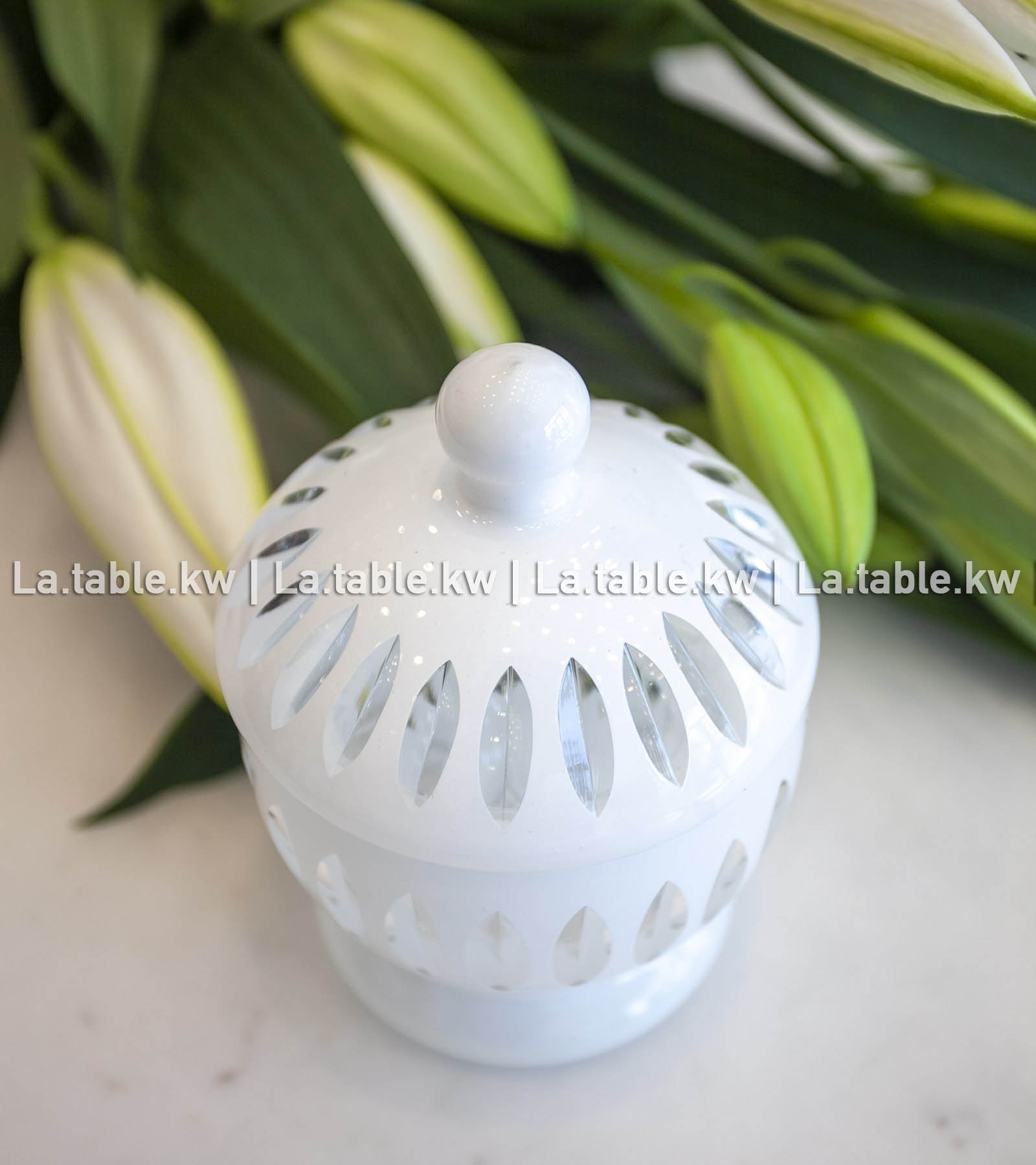 White Classic Sugar Jar