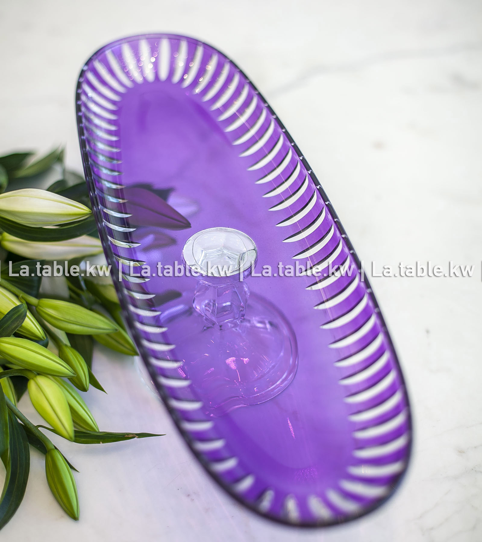 Purple Classic Long Plate