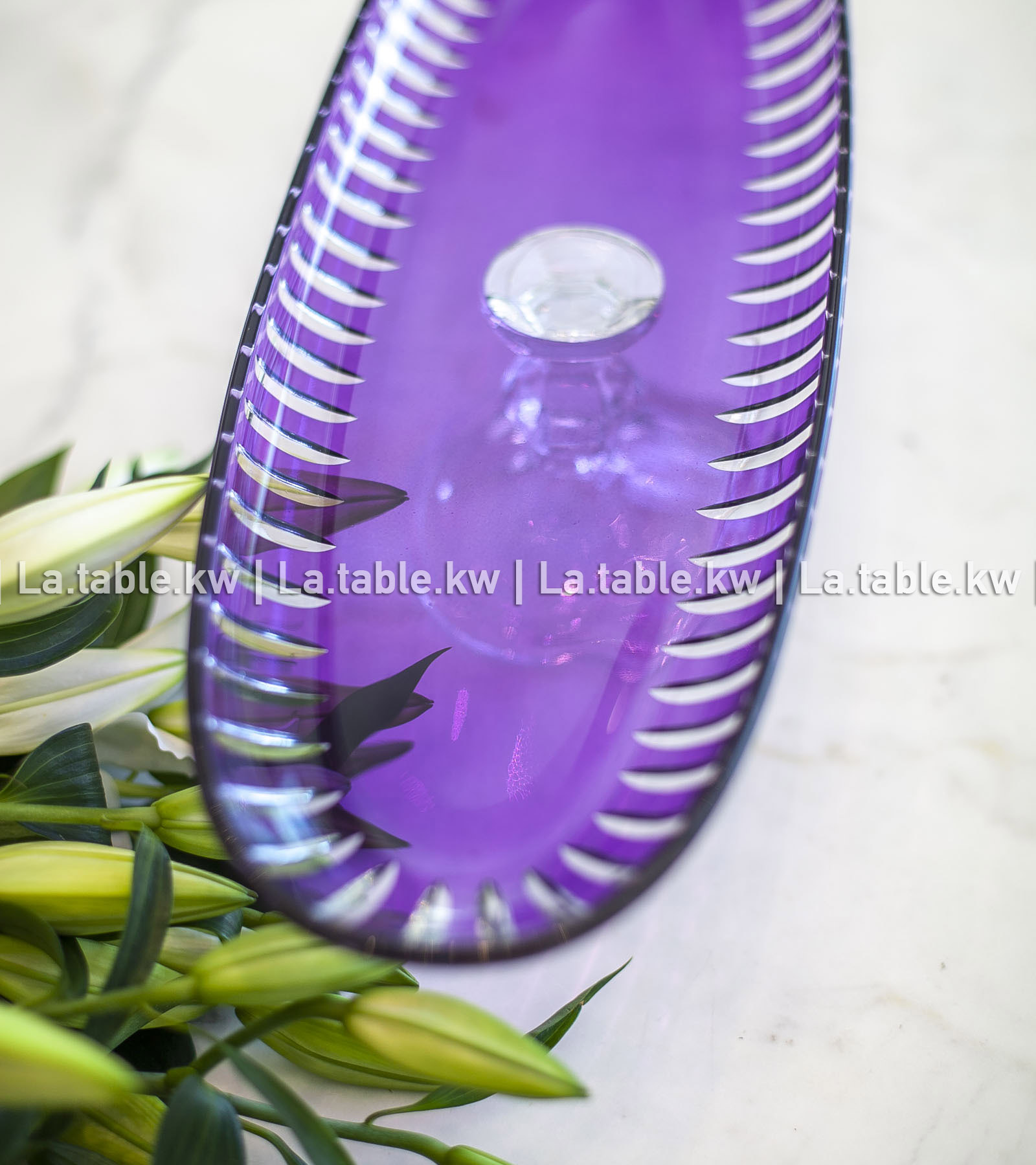 Purple Classic Long Plate