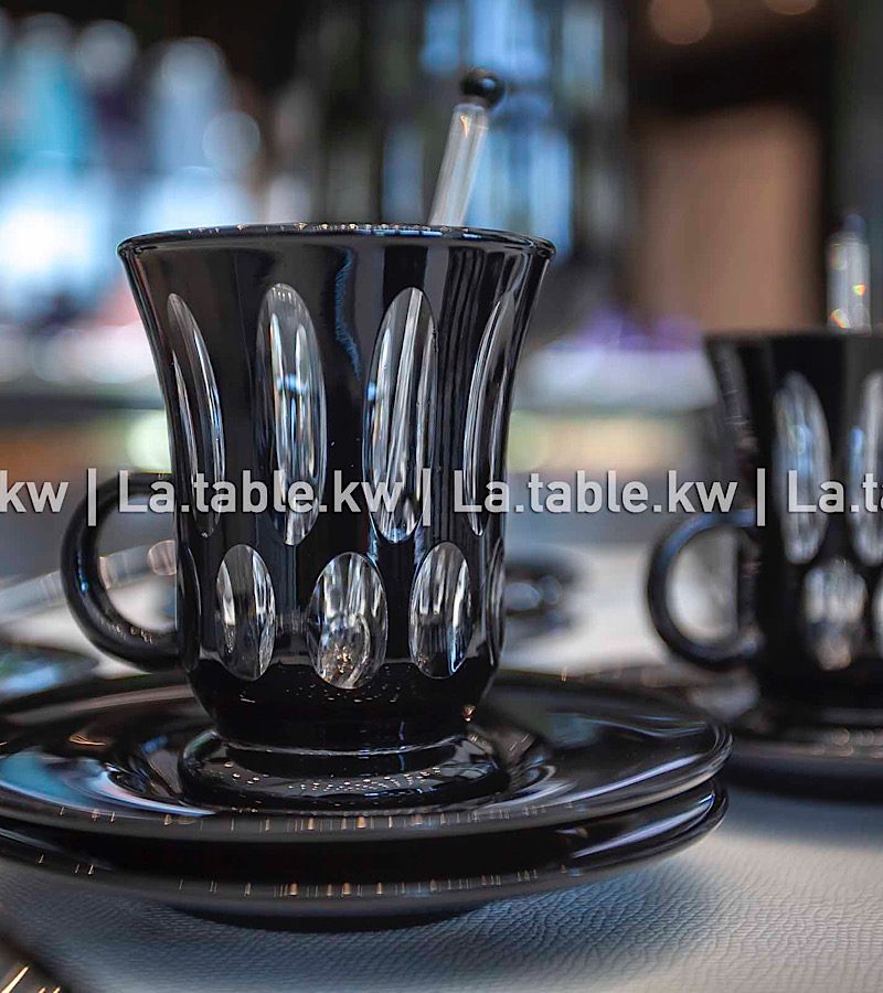 Black Elite Tea and Coffee Set