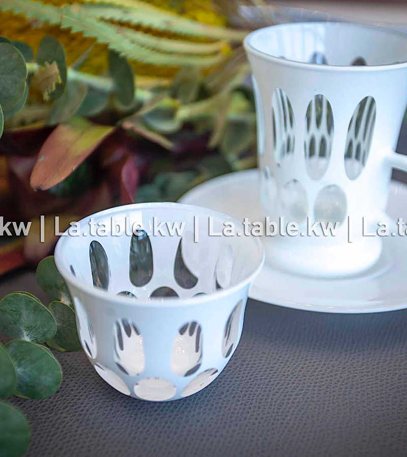 White Elite Tea and Coffee Set