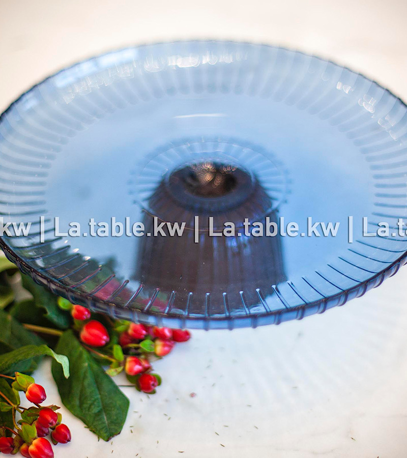 Blue TwoTone Crystal Bowl