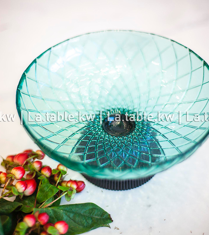 Green Netted Crystal Mini Bowl