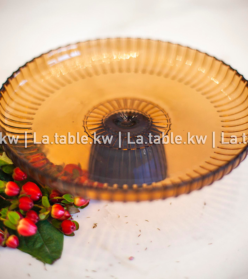 Orange Crystal TwoTone Bowl