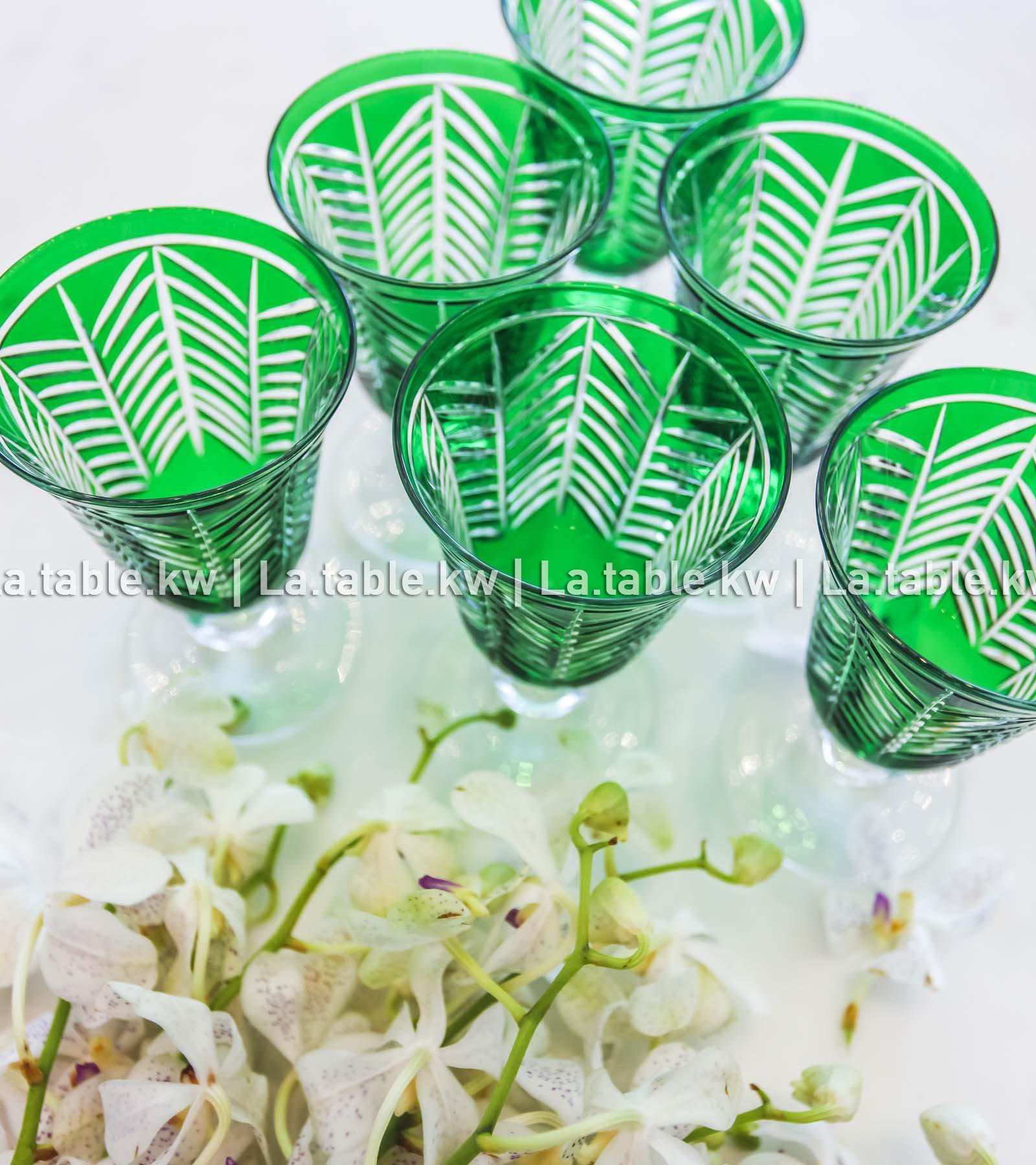 Green Spider Juice Glasses