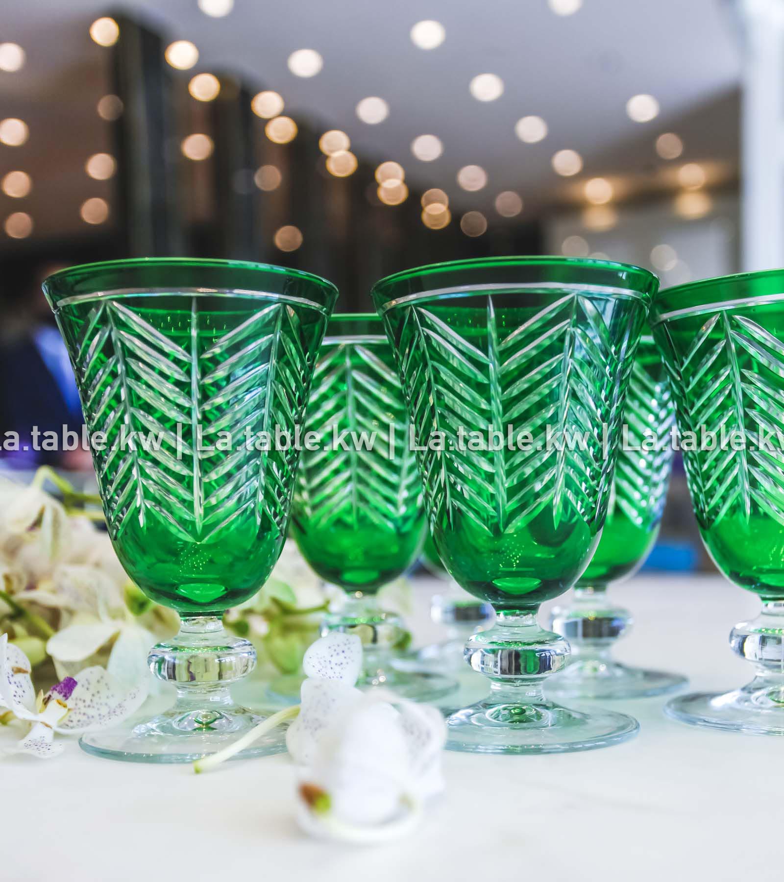 Green Spider Juice Glasses