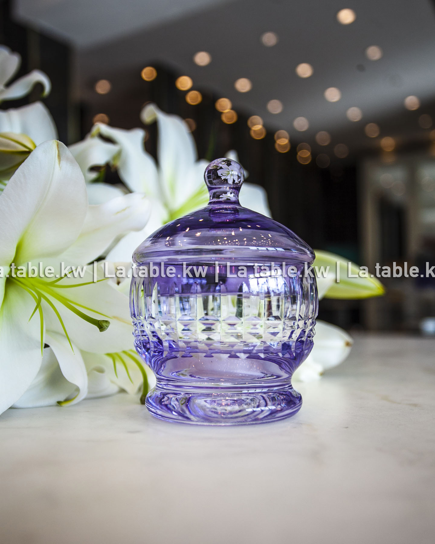 Lavender Allure Sugar Jar / آلور سكريه -لاڤندر