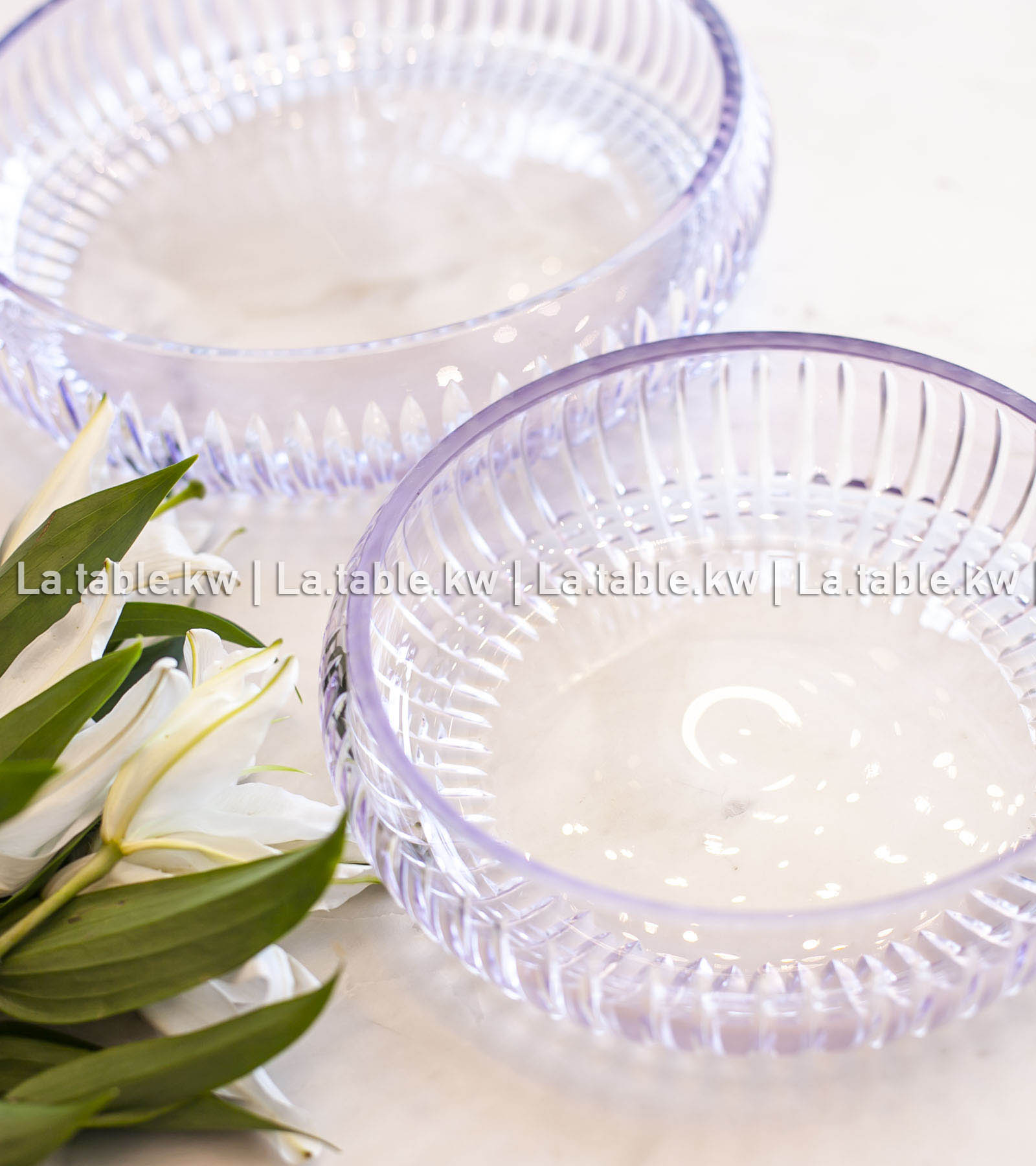 Lavender Allure Curved Standless Bowls / آلور وعاء منحني  من غير قاعده- لاڤندر