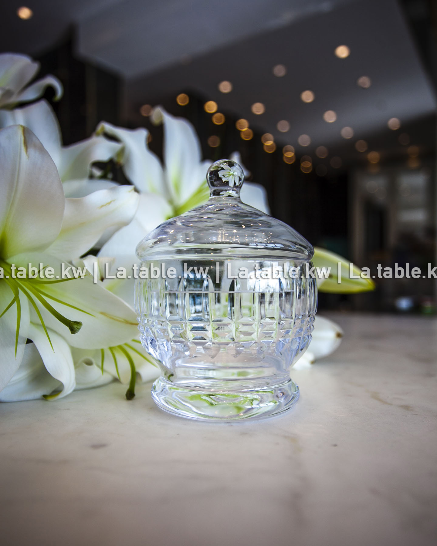 Transparent Allure Sugar Jar / آلور سكريه- شفاف