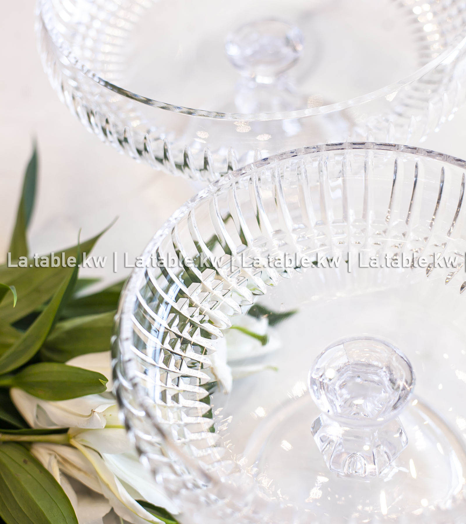 Transparent Allure Curved Bowls / آلور وعاء منحني - شفاف