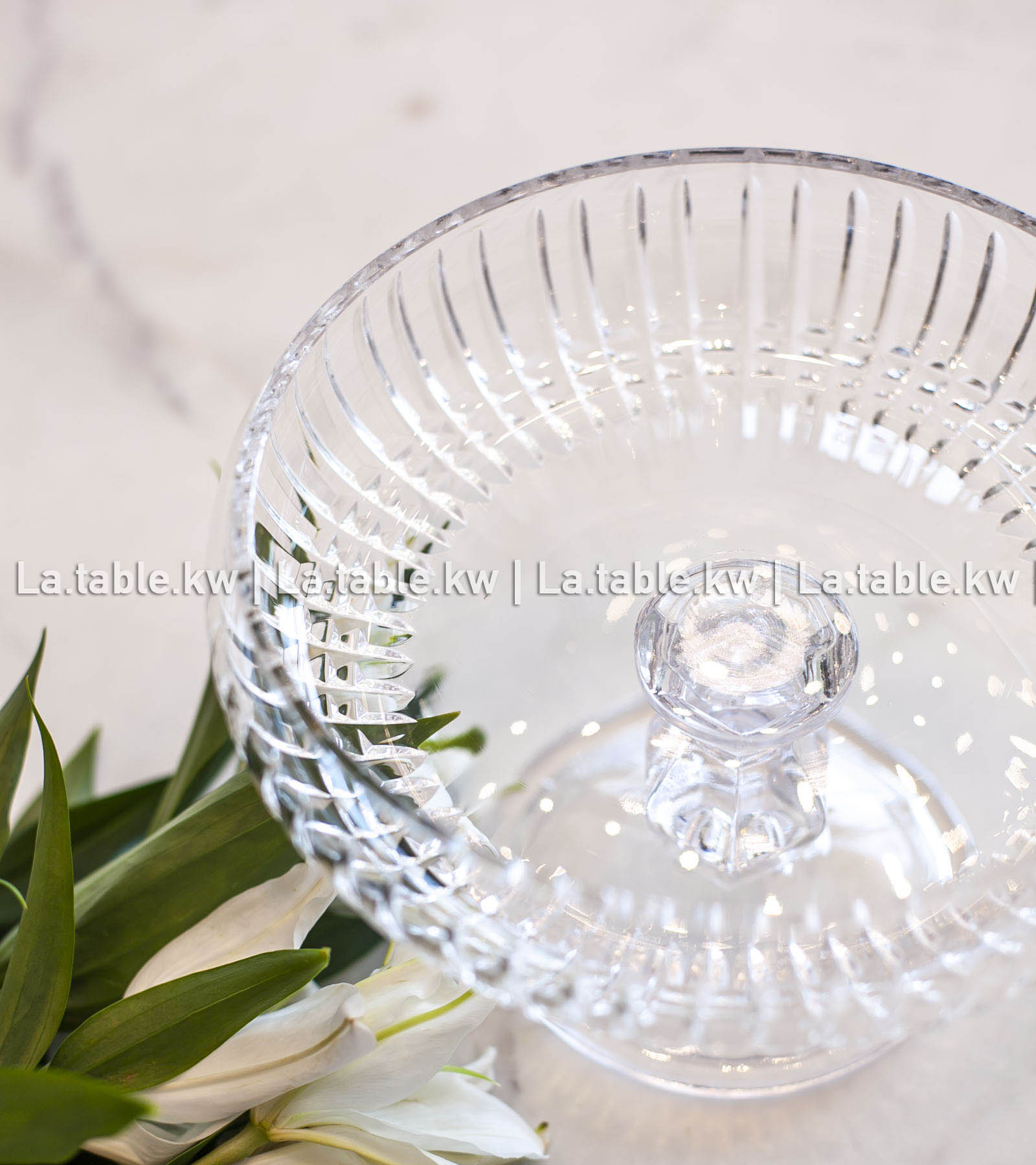 Transparent Allure Curved Bowls / آلور وعاء منحني - شفاف