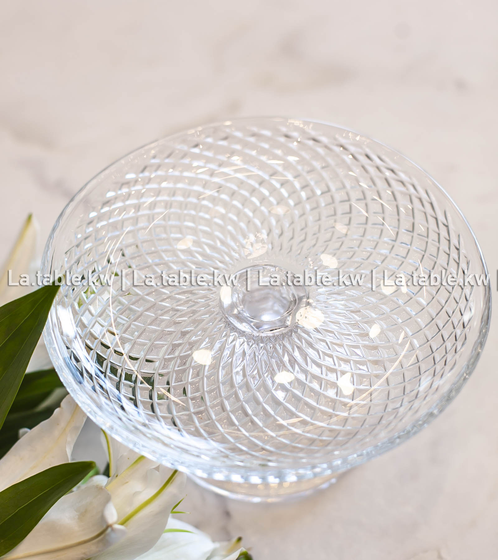 Transparent Allure Serving Stands