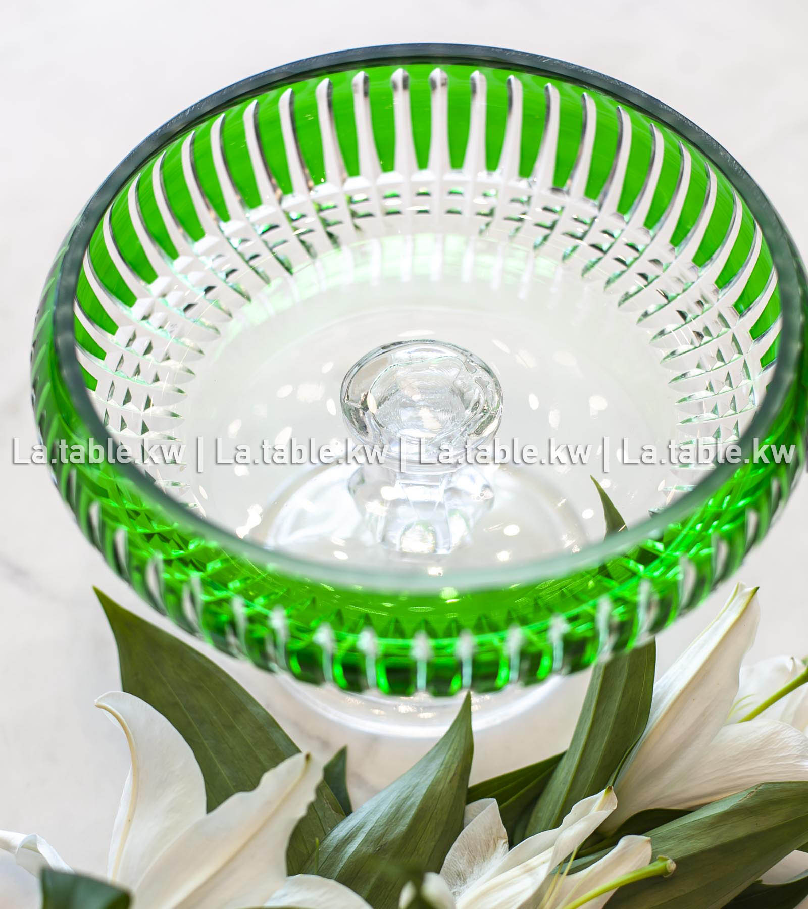 Green Allure Curved Bowls / آلور وعاء منحني - أخضر