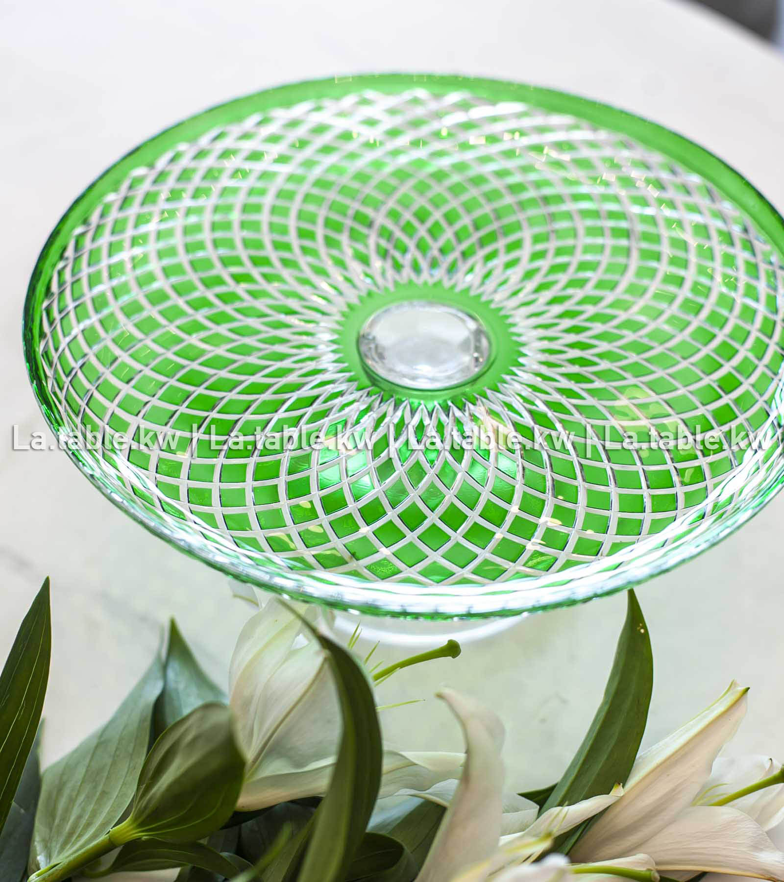 Green Allure Serving Stands