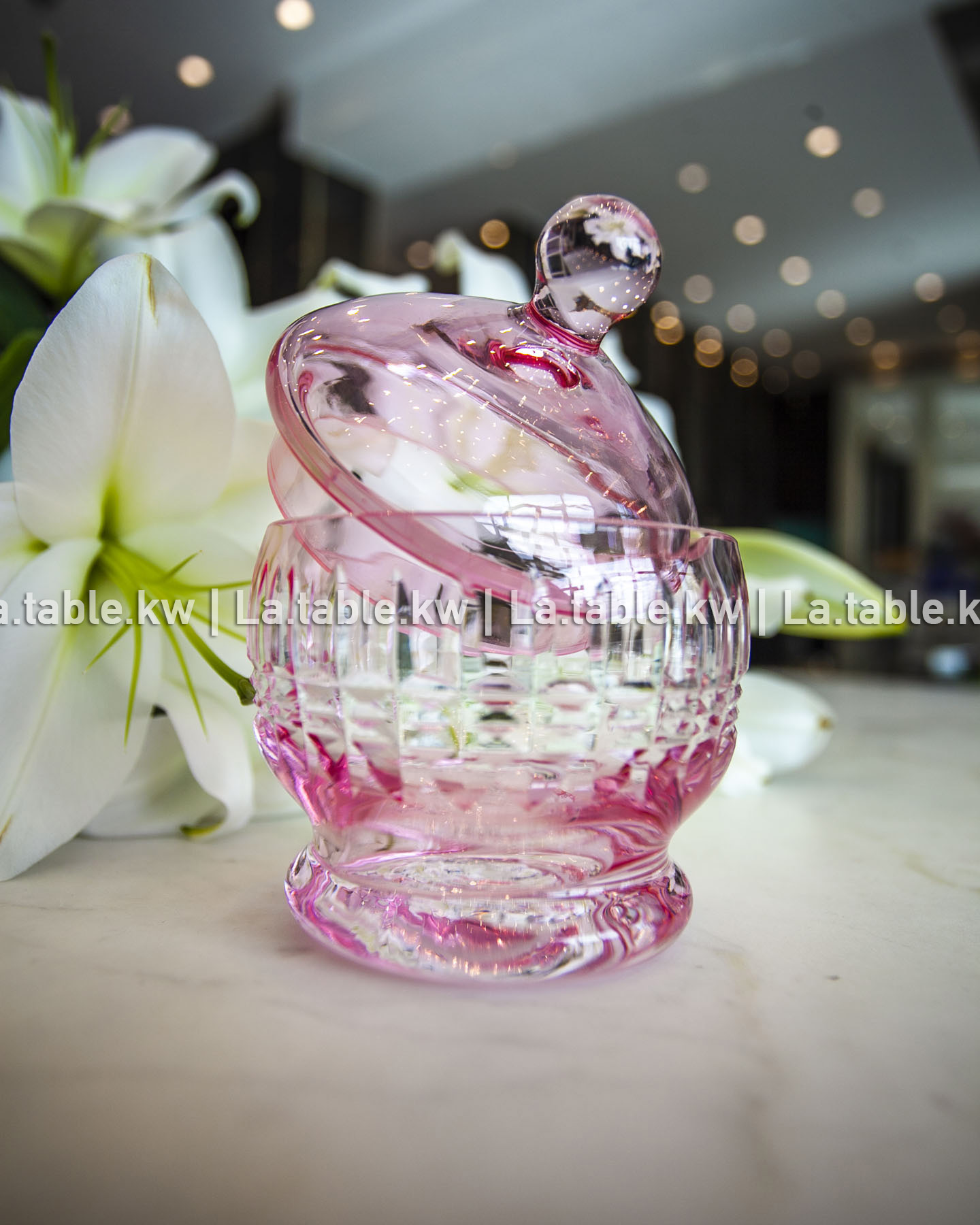 Pink Allure Sugar Jar / آلور  سكريه -وردي